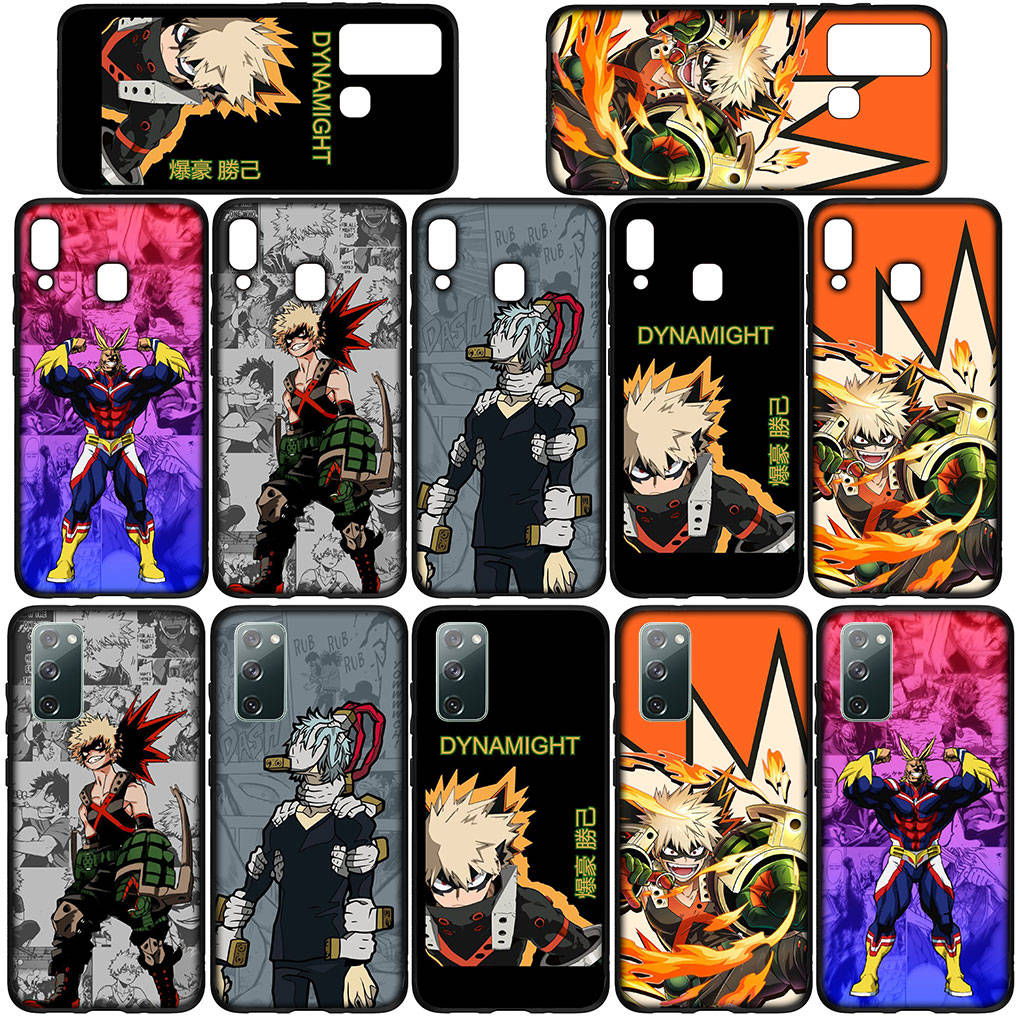 For Samsung Galaxy S24 S23 iPhone 16 15 14 Xiaomi Redmi Note 13 12 11 10 8 Plus 9 Pro Max X XR Phone Case Poster My Hero Academia OPPO Huawei Cover