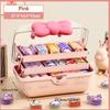 Accessories Storage Box Cute Children's Hair Pin Jewelry Cosmetic Storage Toy Desktop Dustproof Accessory Organize Case with Lid
