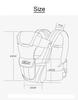 Marsupio Ergonomico 4-in-1 Regolabile Zaino Fascia per Neonato da 0 a 36 Mesi