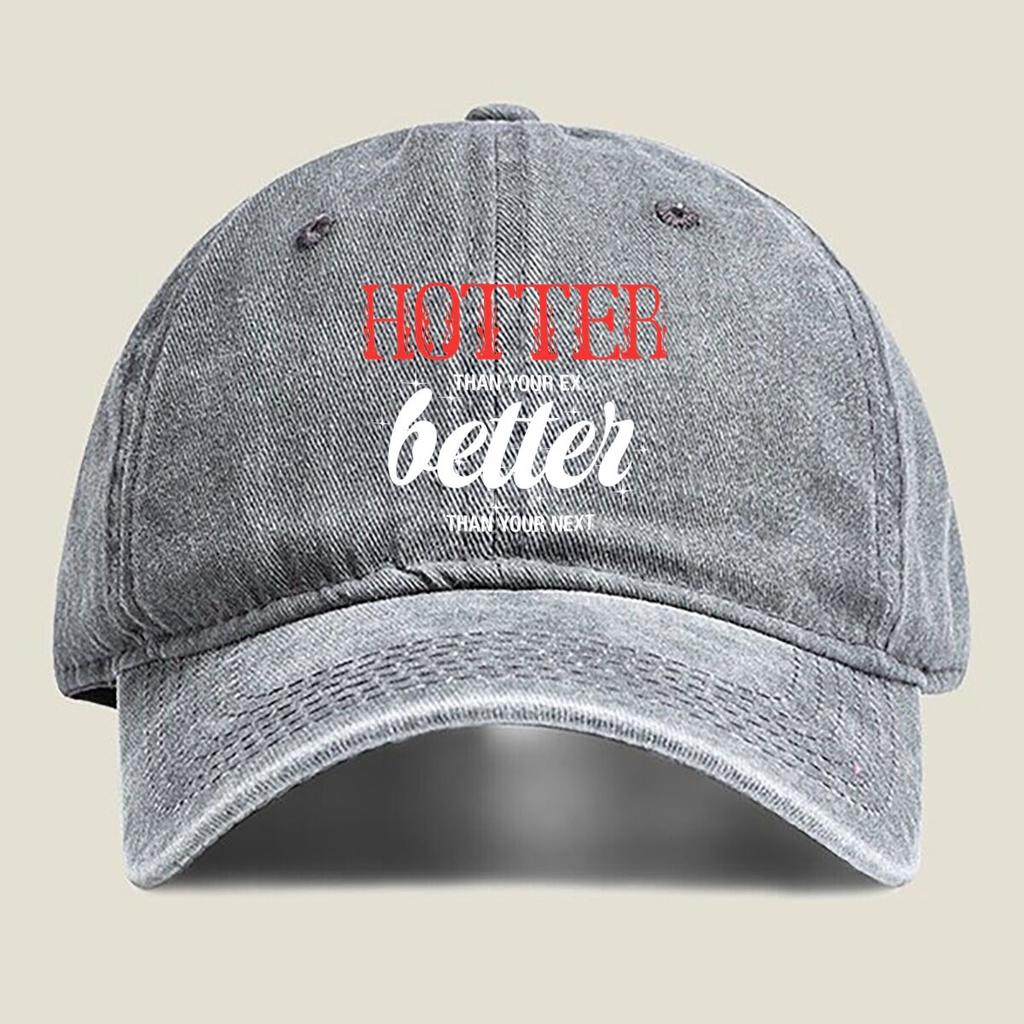 Heißer Besser Slogan Mode Gewaschene Baseballkappe Hut Outdoor-Aktivitäten
