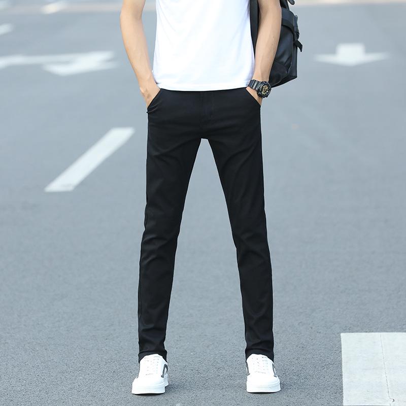 Men's Korean Style Casual Elastic Pants for Comfort and Trendy Teens