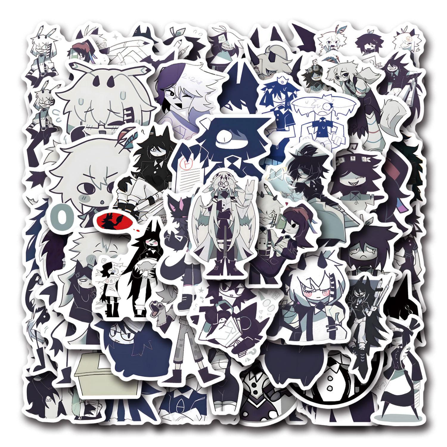 Car Beautiful Stickers Unisex Kids 55 Fundamental Paper Education Graffiti Stickers Decorate Luggage Scooter Stickers