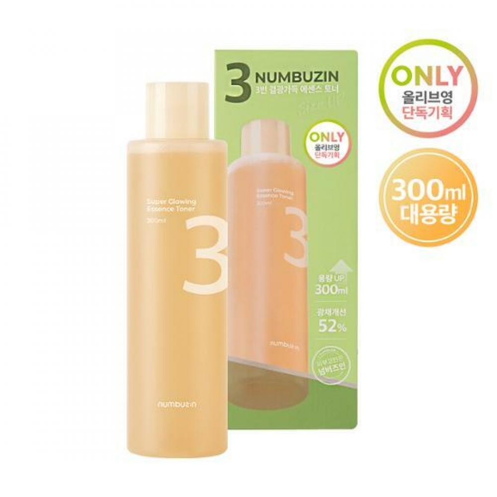

Номера в эксклюзивном плане Нет. 3 Glow Full Essence Toner 300 мл Большой объем