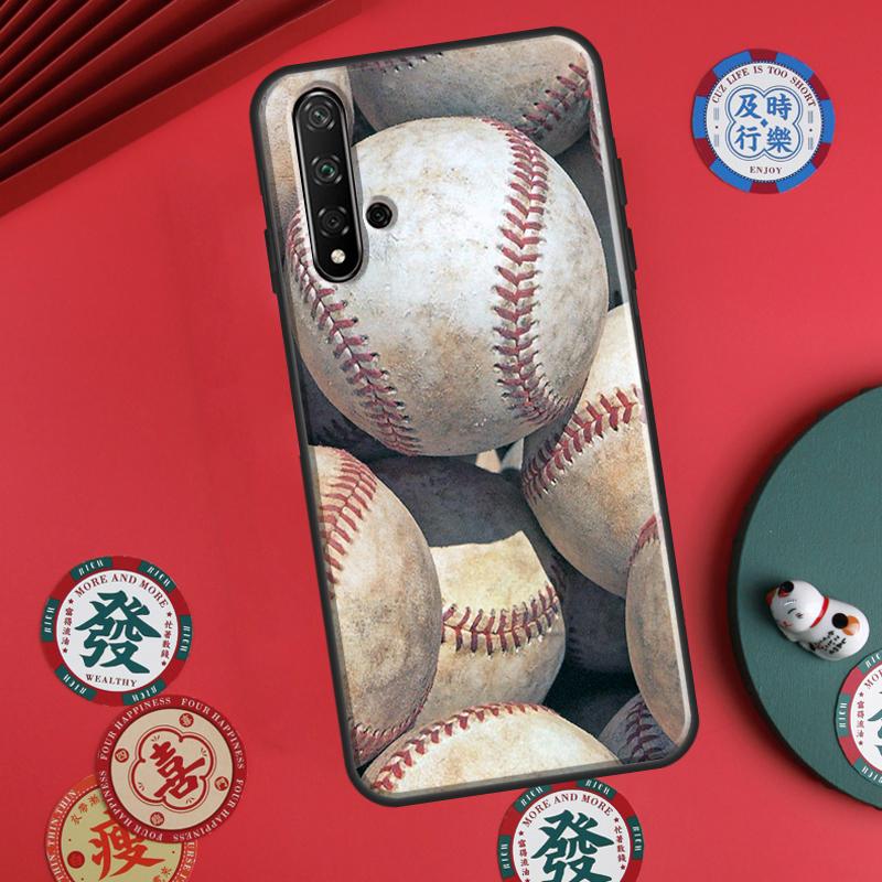 Baseball For Huawei P60 Pro P30 P40 Lite Nova Y61 Y91 Y90 Y70 Y60 Y72 12s 12i 11i 7i 8i 9 10 SE Case