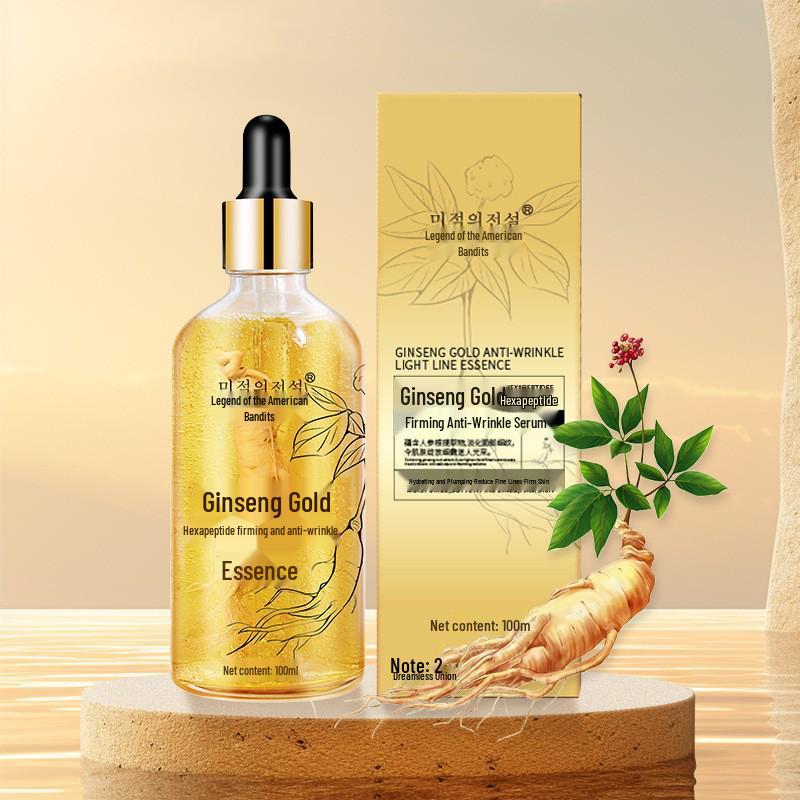 Ginseng Niacinamide & Hyaluronic Acid Hydrating Essence for Firming & Anti-Wrinkle Facial Skincare