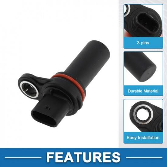 Crankshaft Position Sensor For Ram 1500 8.3L 2005-2006 No.5033307AA 1 Pc Black