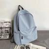 White Black Red Blue Backpack Large Capacity Nylon Backpack Student Backpack