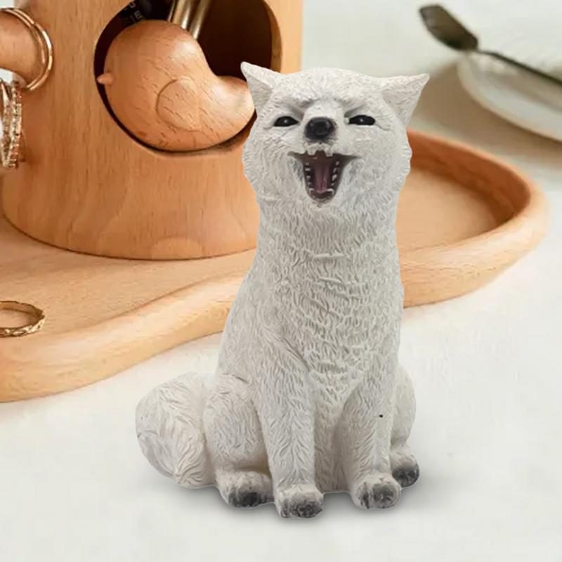 Animal Statues Resin Tabletop Decoration Decorative Figurine Statue For Home Bedroom Workplace Shelf Cabinet Mantel Holiday