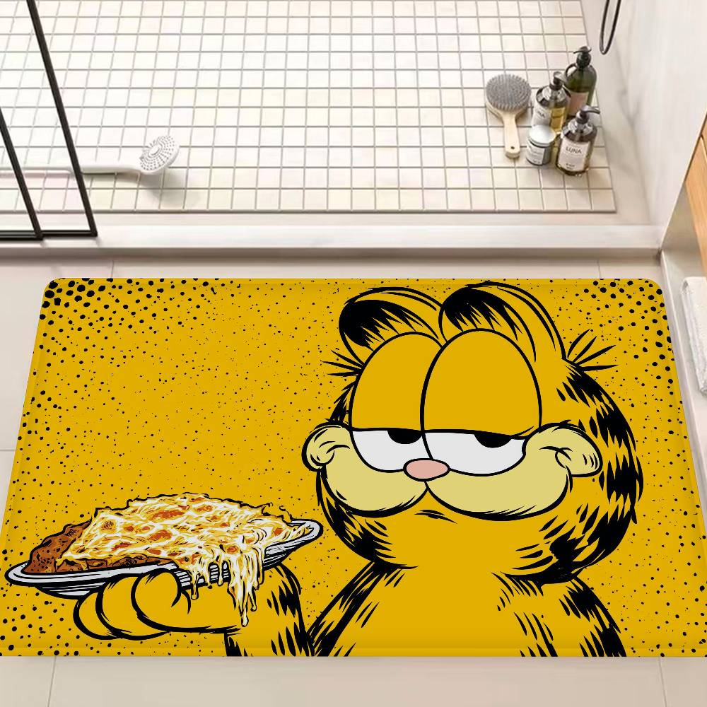 Anime G-Garfield Süße Katze Küchenmatte Kinderzimmer Schlafzimmer Dekoration Balkon Rutschfeste Fußmatte Wohnzimmer Alfombra