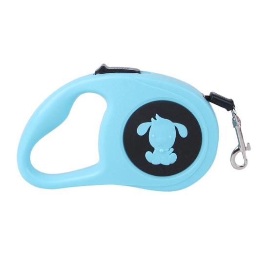 3/5M Retractable One Key Switch Anti-Slip Handle Pet Leash Automatic Extending Dog Leash Rope