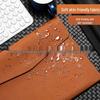 Leather A4 Document Organizer - Business File & Receipt Storage Folder
