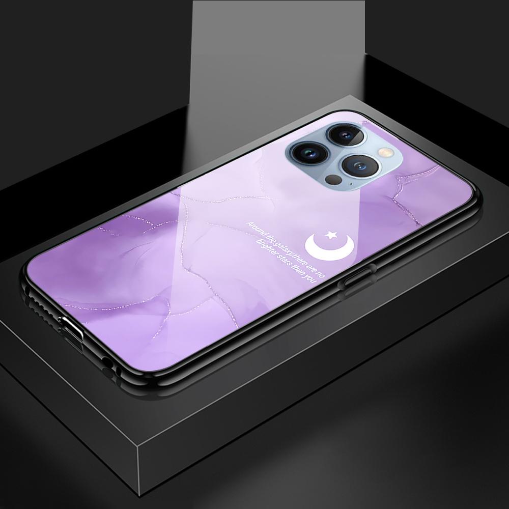 Pouzdro na telefon z tvrzeného skla pro Huawei P30Lite Honor 90Lite 9X X6A X9B Infinix Hot40 Note30 Tecno Spark20 Moto G15 G22 Měkký okraj Nárazuvzdorný Hladký kryt
