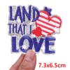 New America's 250th Anniversary Embroidered Patches DIY Iron On Patches For Clothing Statue Of Liberty Flag Eagle Patch Armband