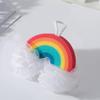 Púliàn Rainbow Sponge Bath Loofah 4-Pack