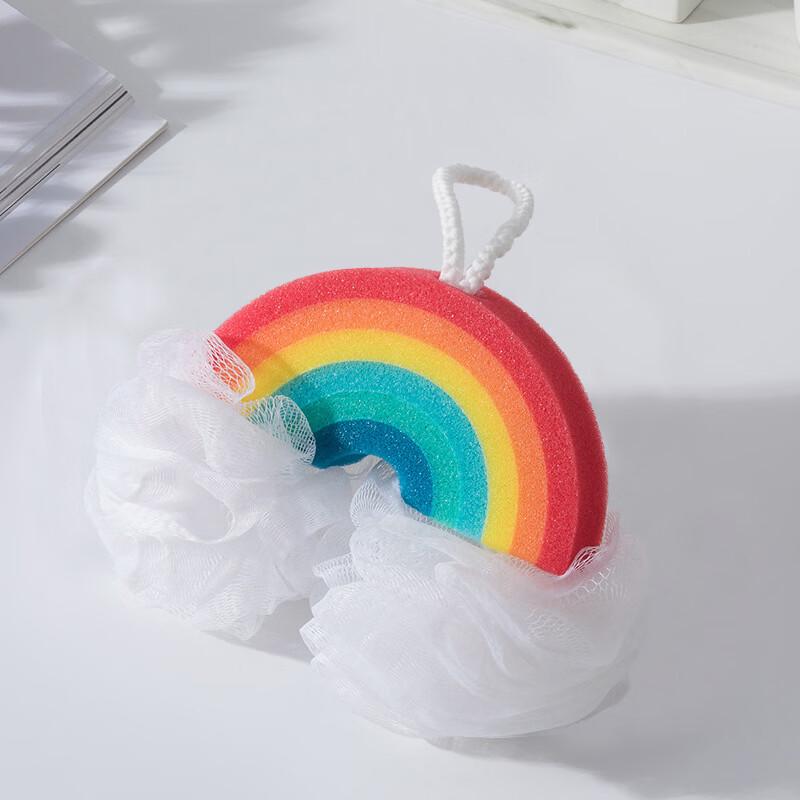 Púliàn Rainbow Sponge Bath Loofah 4-Pack