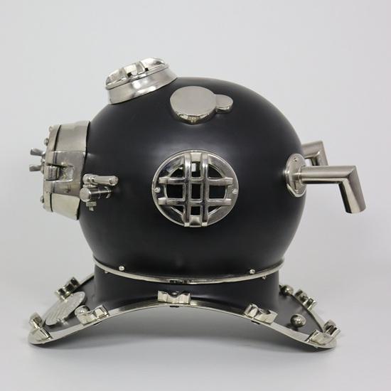45.72 cm Scuba Diving Helmet Deep Diving Helmet Mark V Black Marine Diving Helmet Decorative Item