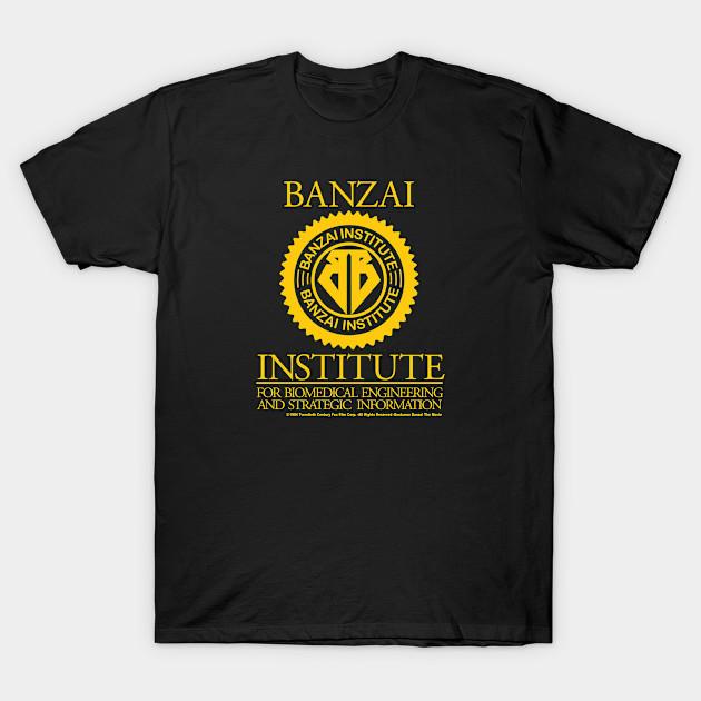 Men Black Print T-shirt Banzai Institute No-Cut Transfer Paper Print Cotton Tshirt S чёрный