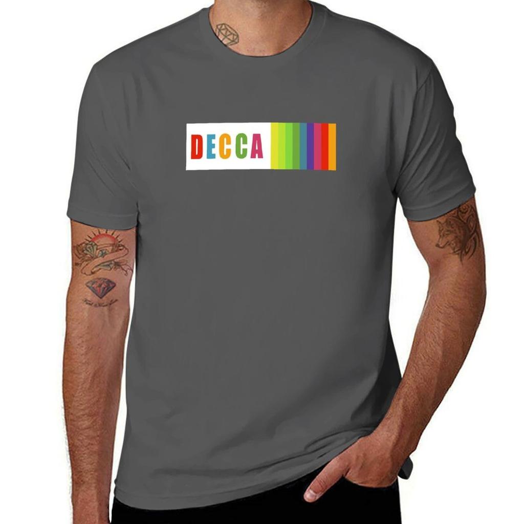 Decca Rainbow Tshirt Thanksgiving Casual Tee Tshirt