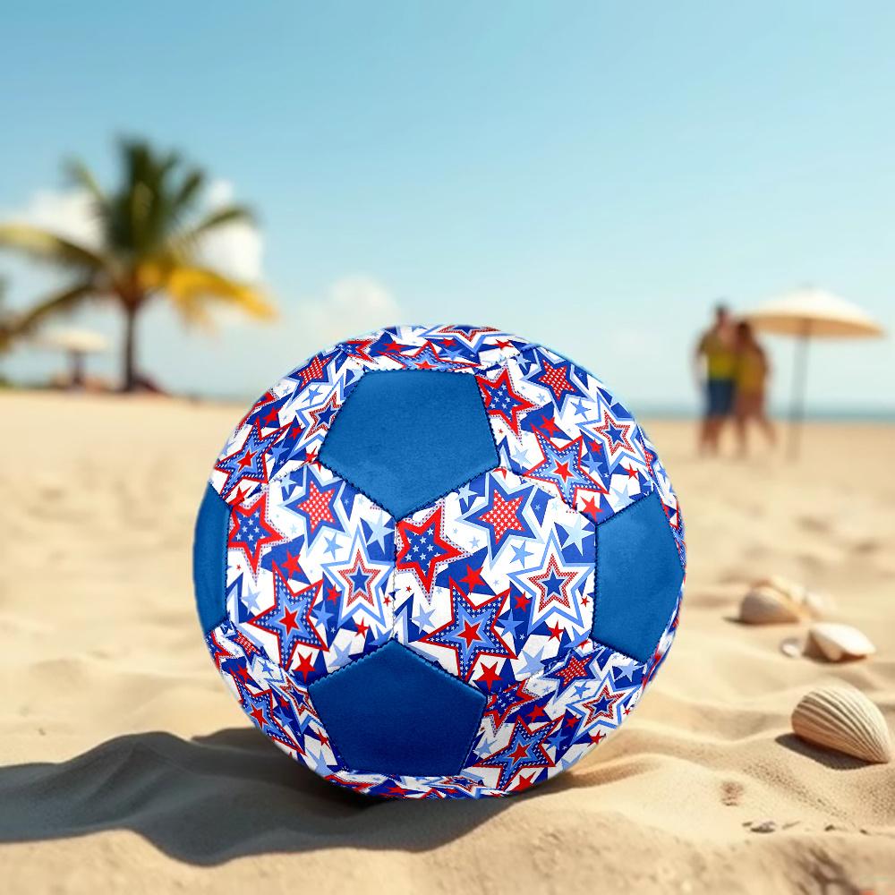 1PC American Flag Stars Soccer Ball Size 5 Football Machine Sewn Indoor/Outdoor Universal Football W128