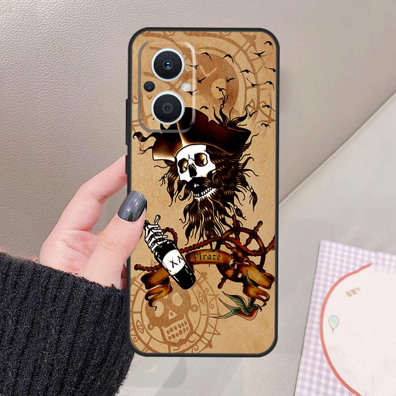 Sailor Retro Art Funda For OPPO Reno 11 12 13 14 Pro 11F 12F 13F 14F 7 8 Lite OPPO Find X9 X6 X5 X8 Pro Case