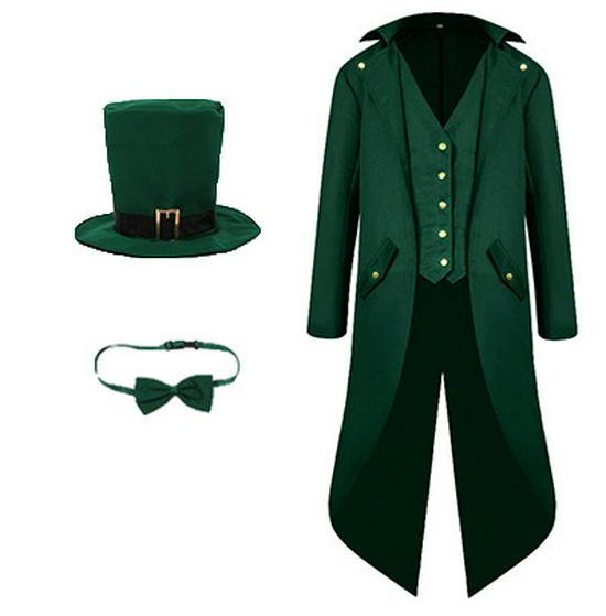 

Irish Festival St. Patrick s Day Men s Tailcoat Suit 3XL
