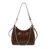 Underarm Bag Women's 2025 Autumn New Foreign Style Fashion Niche Design Shoulder Bag Bright Face Versatile Messenger Bag