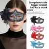 Sequin Halloween Party Mask Plastic Half Face Cover Facial Accessories Masquerade Mask  Girl