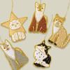 OM Ornament Zari Cat A White