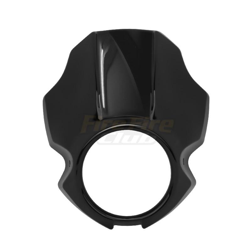 Schwarze Motorrad-Scheinwerferverkleidung für Honda Rebel – CMX 300 500