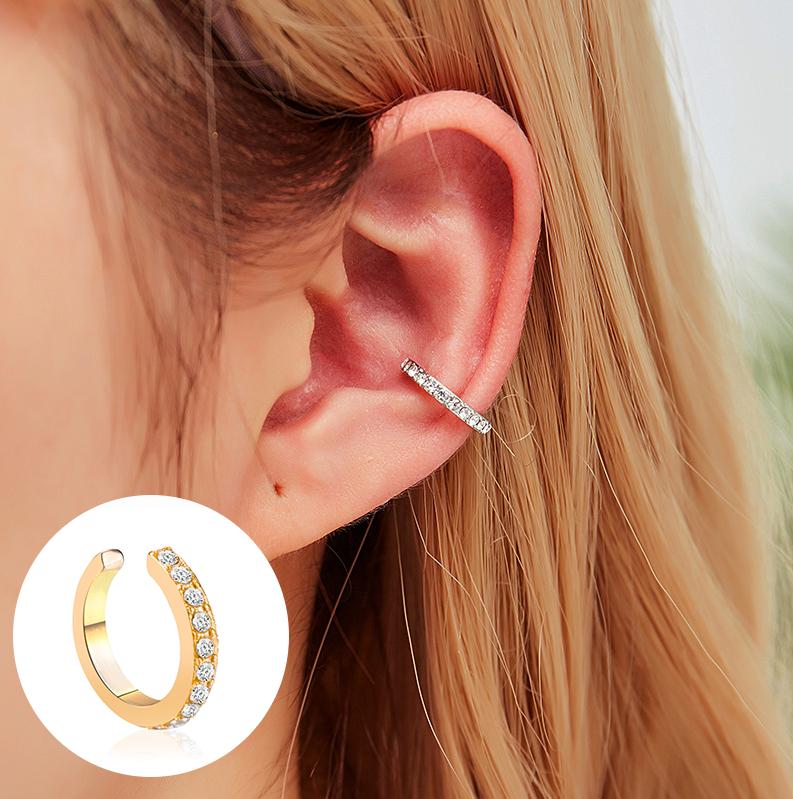 1Pc Punk Metal Ear Cuff Ear Clip For Women No Pierced C Shape Geometric Small Earcuff Ear Wrap Earcuff Clips Jewelry