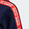 adidas Jacket Casual Fleece Lined Hooded Sports Blue Children Aged 3 7 Years Old FM9700