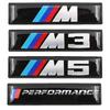 2pcs Silicone Car badge Sticker Decals For Bmw M M3 M5 Performance E36 E46 E39 E53 E90 E60 E61 E93 E87 F10 X1 X3 X5 Accessories