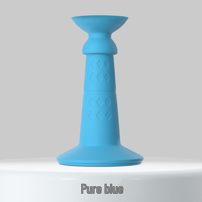 Silicone Door Stopper & Anti-Collision Pad - Punch-Free, Waterproof, Wall Protector for Bathroom & More
