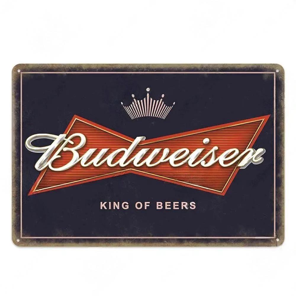 Metal Tin Poster Beer Metal Sign Decorative Plaque Retro Plate Wall Decor Bar Pub Club Man Cave Dad's Garage Workshop Poster