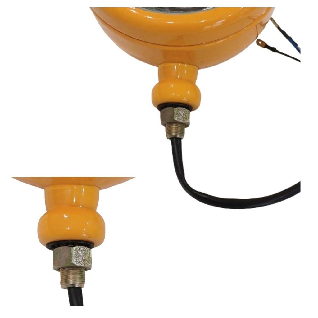 APSMOTIV Traktor Scheinwerferbaugruppe Paar – 12V Glühbirnen Passend für Ford ,Massey Ferguson,Case/IH ,David Brown, Oliver OC3 Dozer Gelbes Gehäuse