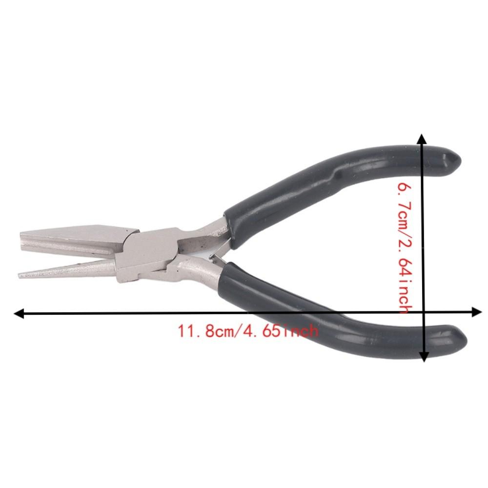 2pcs Wire Bending Wire Looping Pliers Half Concave Nose Wire Bending Pliers For Beading