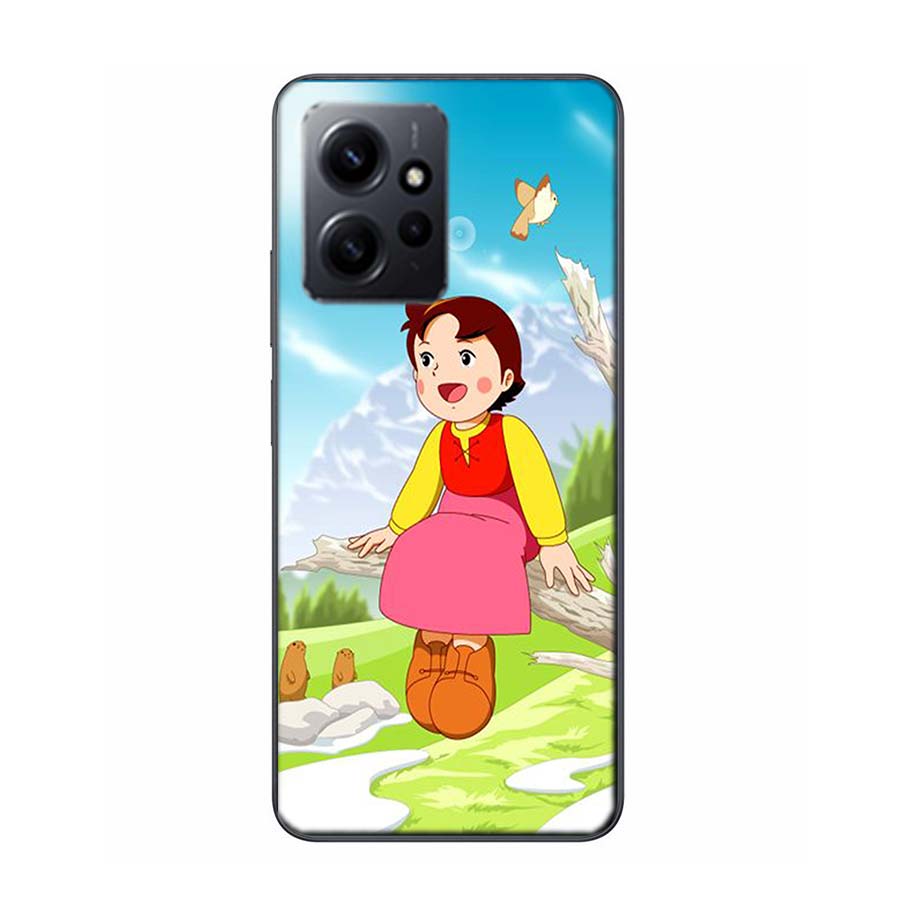 

Heidi Cartoon Phone Case For Redmi Note 14 15 Pro 5G 13 12 Pro Plus 11 11T 11E 11S 10 Pro 10S 9 9S Cover Cell Clear TPU Capa Com Redmi Note 10 Pro