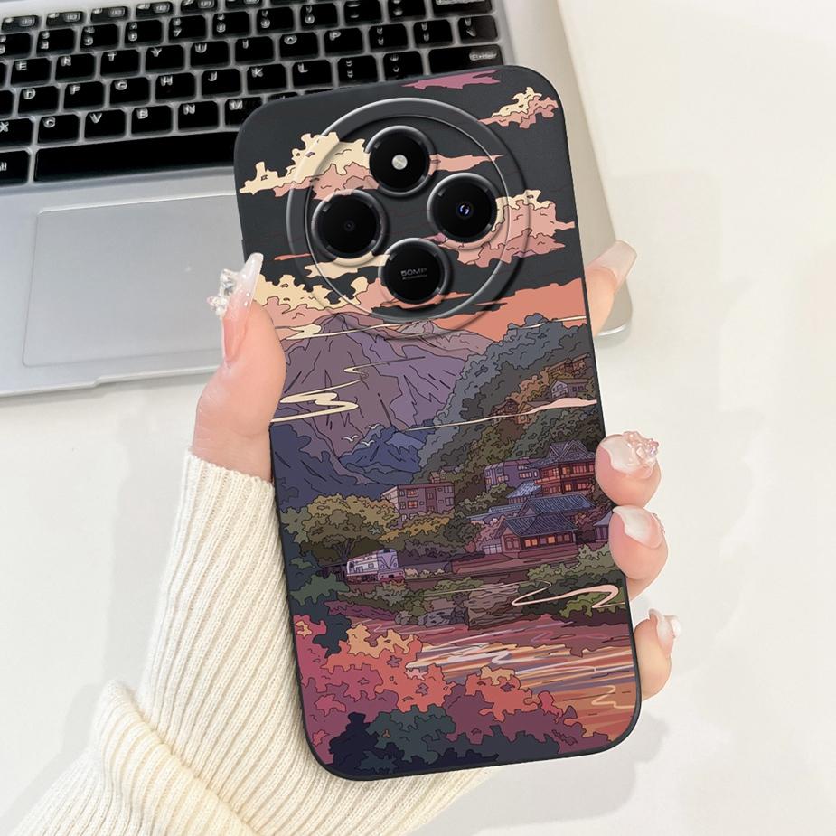 For Xiaomi Poco C75 Case Cute Fashion Cartoon Cover Shockproof Soft TPU Phone Case For Xiaomi Poco C75 PocoC75 Back Cover Bumper