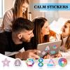Kids Favors Breath Calm Anxiety Sensory Stickers Anti Stress Tactile Calm Stickers Self Adhesives Decals For Stationery Sticker