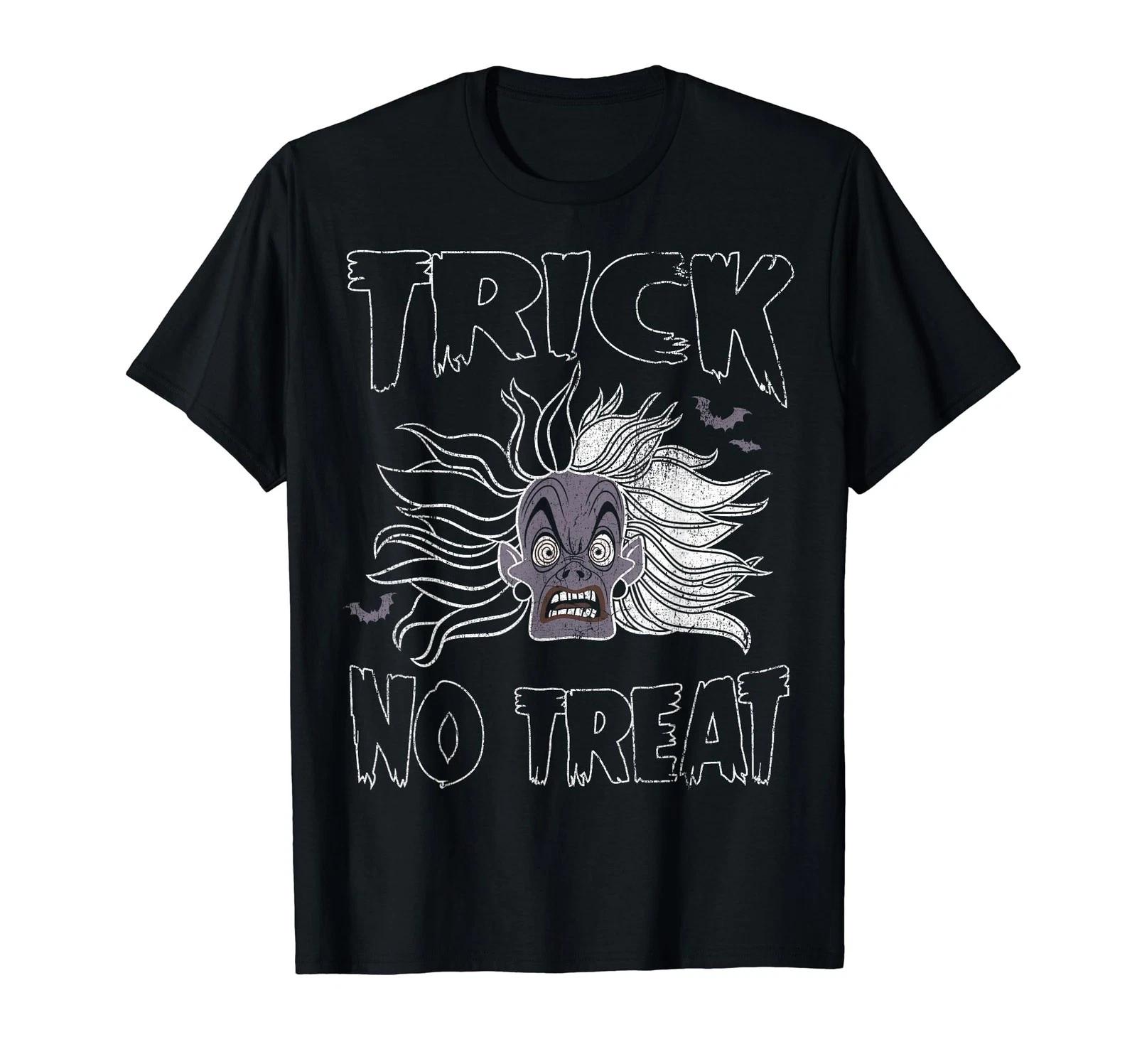 Disney Dalmatians Cruella Trick No Treat Halloween T-Shirt_ L