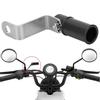 Motorcycle Bracket Adapter Handlebar Rrview Aluminum Mirror Fixed Holder