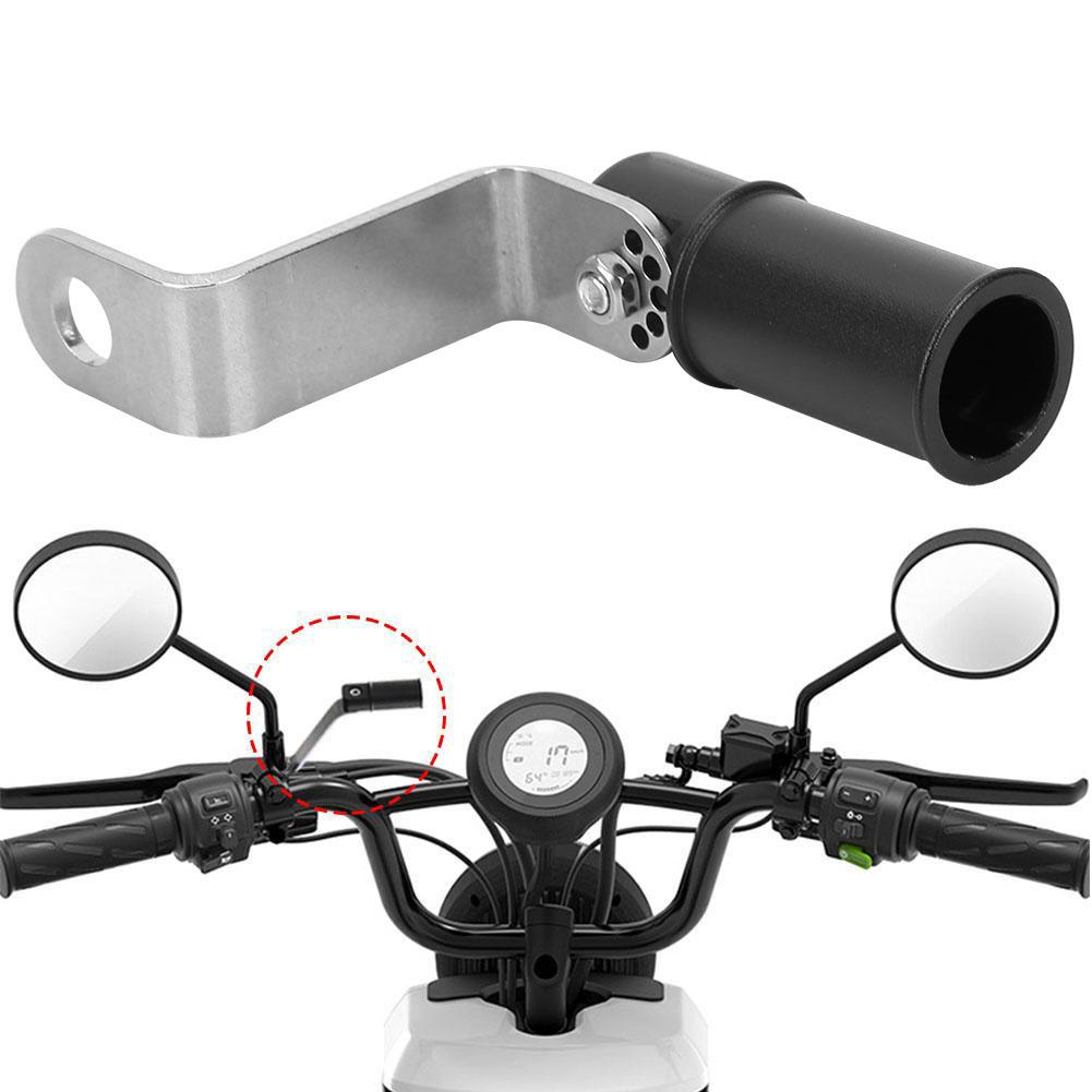Motorcycle Bracket Adapter Handlebar Rrview Aluminum Mirror Fixed Holder