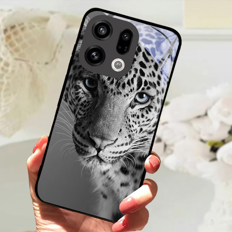 Für OPPO Find X9 Pro Hülle FindX9 PLJ110 Gehärtetes Glas Schutzrückseite Für OPPO Find X 9 X9Pro Handyhülle Stoßfänger Fundas