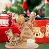 Christmas Heaven In Poem Tree Rocking Chair Candle Lights Memorial Ornament Gift