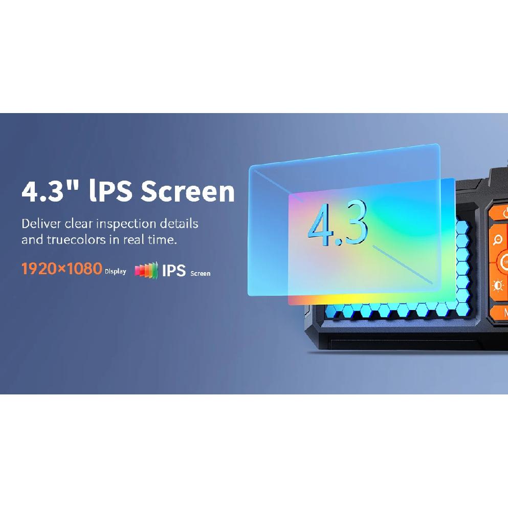 1080P Automotive Boroscope Endoscopic Car Drain Piping Channel Inspection Endoscope Camera Industrial Accessories For Cars 8mm