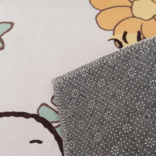 Senko Snoopy Flowery Kitchen Mat, Approx. 45 X 120cm, Orange, Character Animal Design, Snoopy 66967