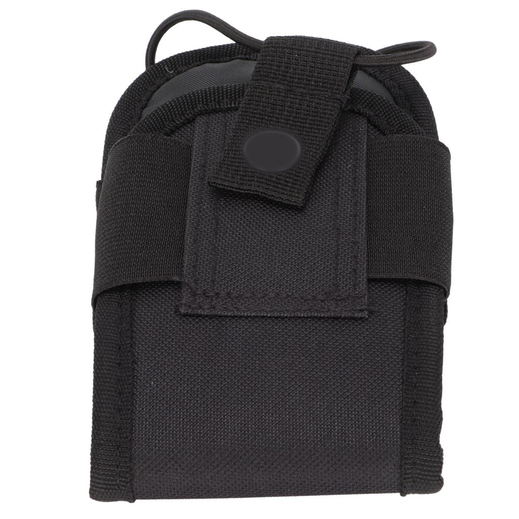 Portable Multifunctional Walkie Talkies Holder Nylon Radio Holder Suitable for Camping Field ActivitiesBlack