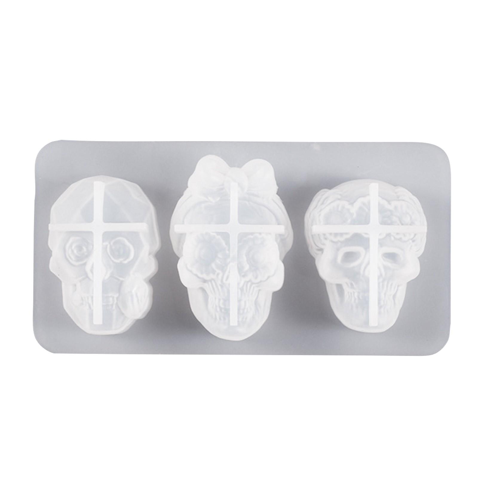 

Силиконовые формы с тремя головками, силиконовые формы для кристальной смолы, креативные формы для брелоков, формы для игрушек ручной работы One Size