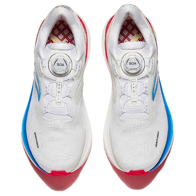 Anta Champion Running Shoes 3rd Generation Pro Paris Colorway Men Running Shoes White Blue Red 112435563R-1