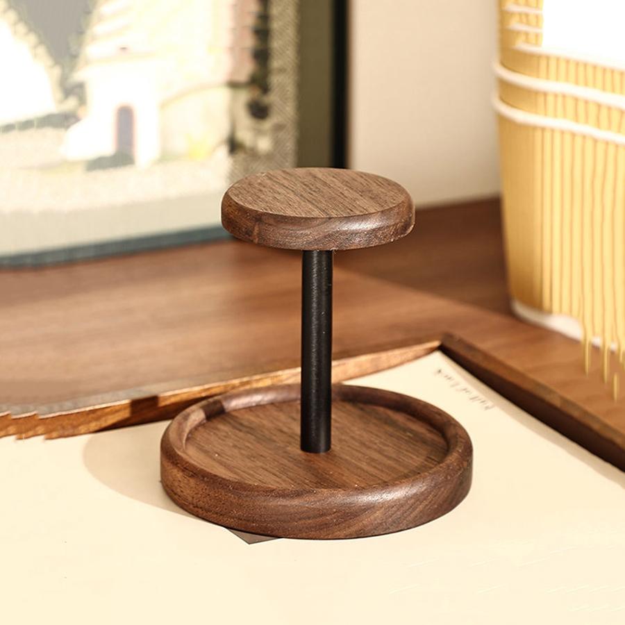 

Nordic Style Disposable Cup Holder Wooden Bottom Multifunctional Paper Cups Picker Metal with Longer Stick